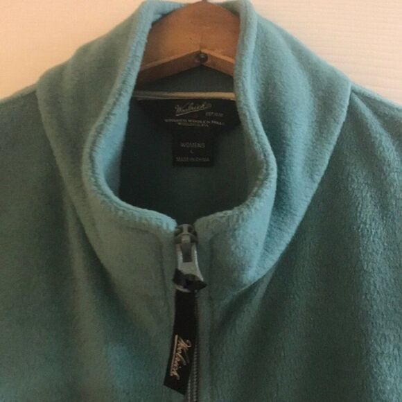 Woolrich Deep Sage Green Fleece Vest - Picture 5 of 8